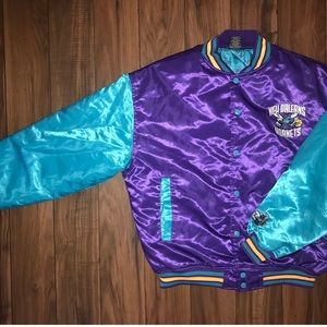 2002 Vtg New Orleans hornets jacket bomber rare